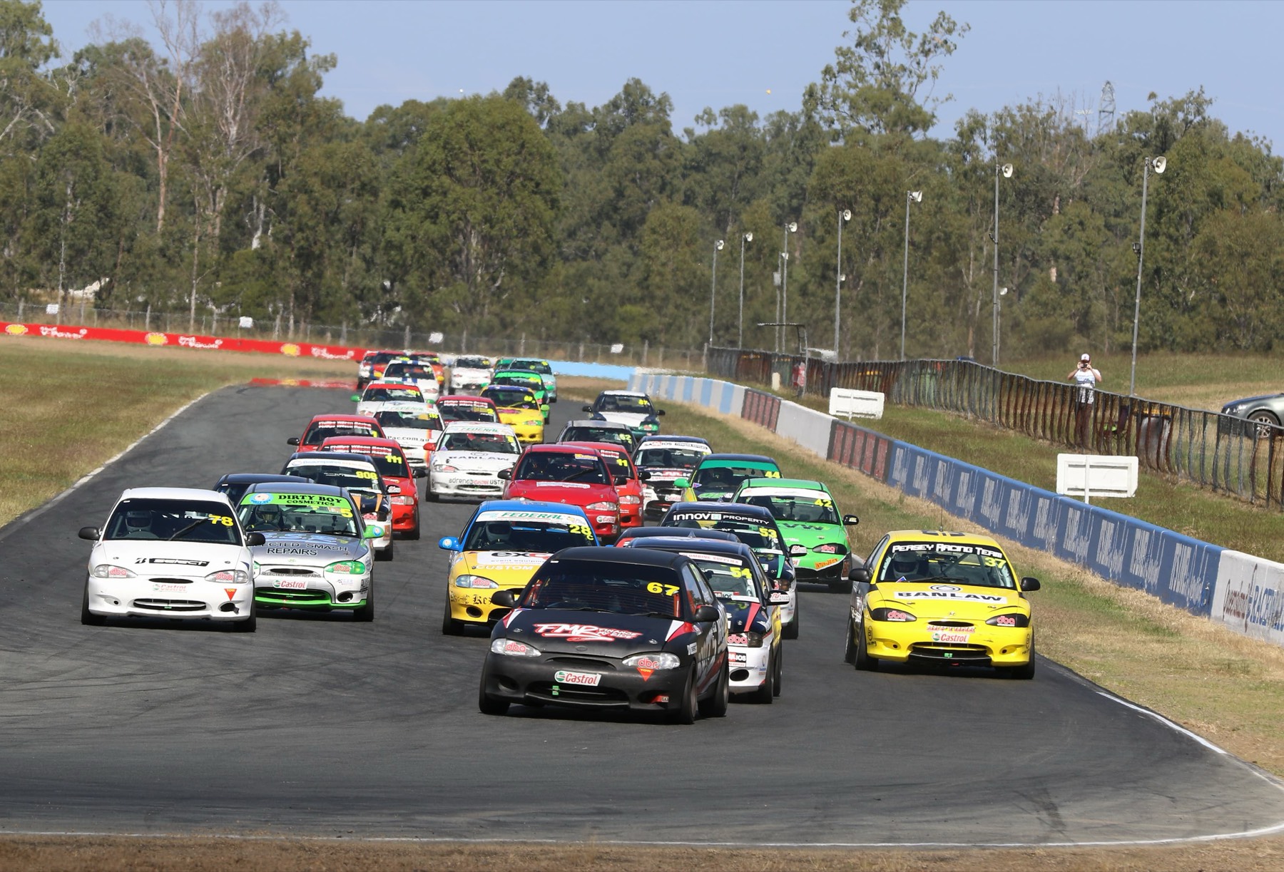 Full field into the hairpin